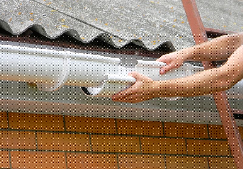 Patio Gutter Installation