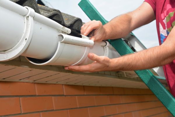 Large Gutter Repair in Edmond
