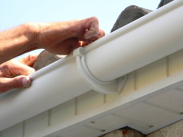 Plastic Gutter Repair in Edmond